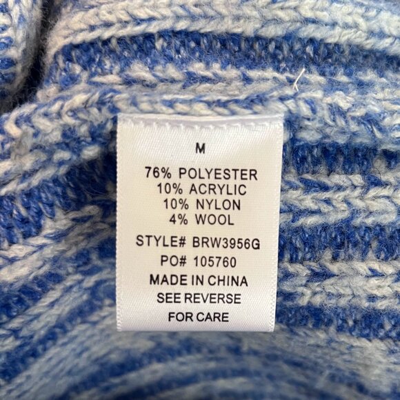NWT Grey Bandit, Frosted Morning Sweater in Blue, Medium, Over-Sized & Cozy - Picture 9 of 10